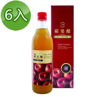 【台糖】蘋果醋600ml/瓶 6瓶