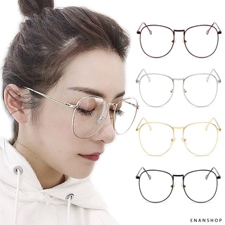 金屬超大框眼鏡 劉仁娜同款 平光眼鏡 造型鏡架 護目鏡 惡南宅急店【0031M】