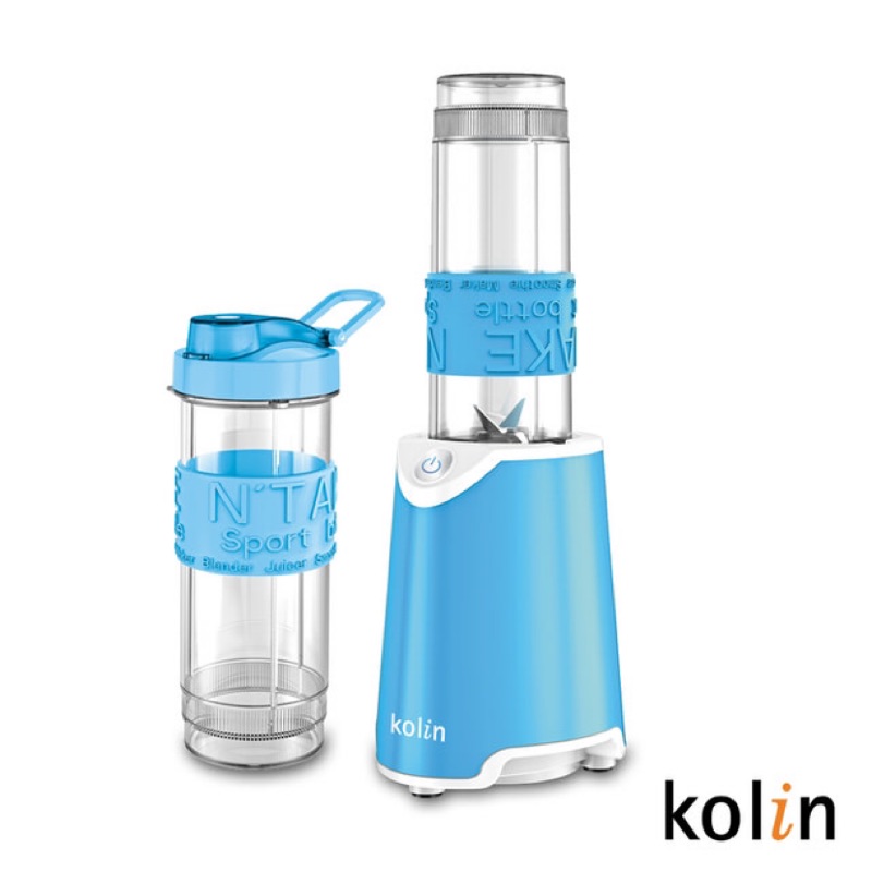 Kolin 歌林 隨行杯 冰沙果汁機 雙杯藍(KJE-MNR572B)