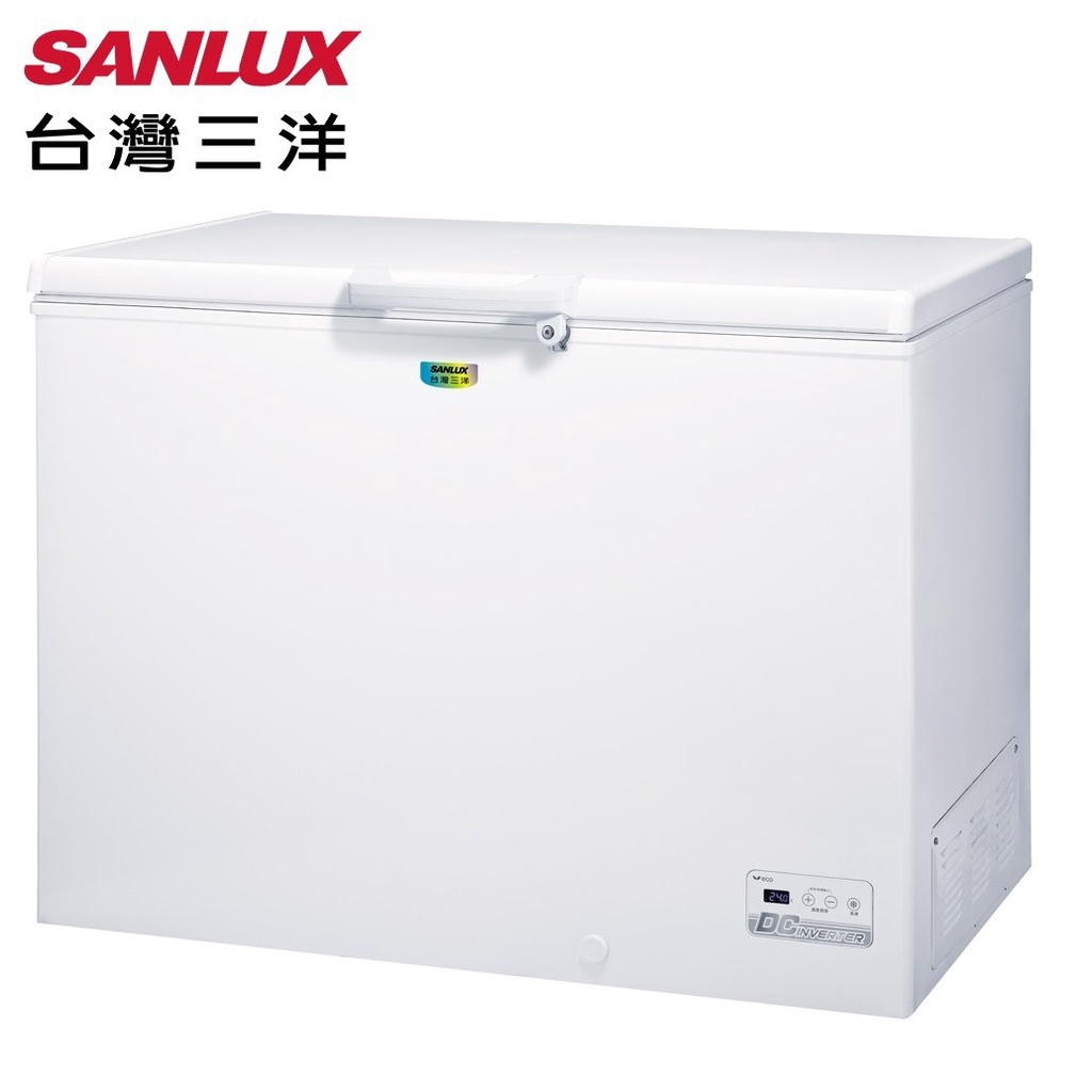 SANLUX台灣三洋 332L 變頻上掀式冷凍櫃 SCF-V338GE
