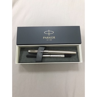 Parker 派克 Frontier 雲峰 鋼桿白夾鋼珠筆