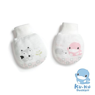 【育兒嬰品社】KU.KU Duckbill 酷咕鴨竹纖有機棉彈性舞動護手套 隨機出貨