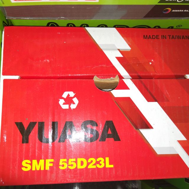 台中市太平區 平炁電池 YUASA湯淺 55D23L完全密閉式電池 目前促銷優惠中  舊換新 數量有限