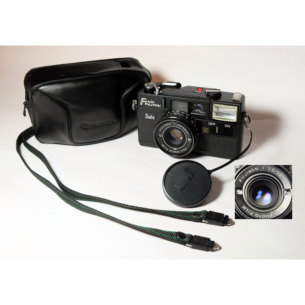 慢調思理 美品級flash Fujica Date 日本製 38mm F2 8 鏡頭乾淨 功能都正常 蝦皮購物