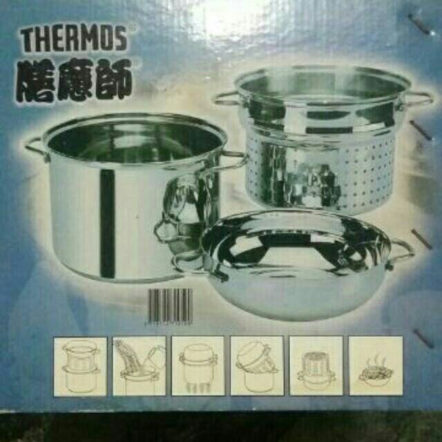 Thermos/膳魔師/煮麵鍋/妙煮鍋/全新/3合一