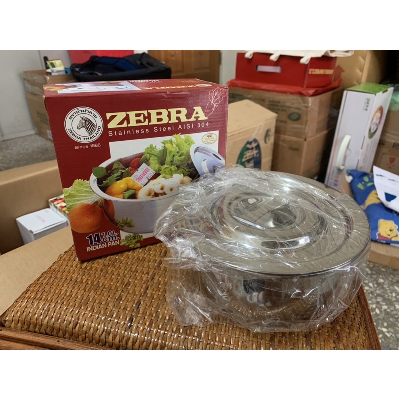 【ZEBRA斑馬牌】304不鏽鋼 6F14 調理鍋 14cm 1.1L (湯鍋)