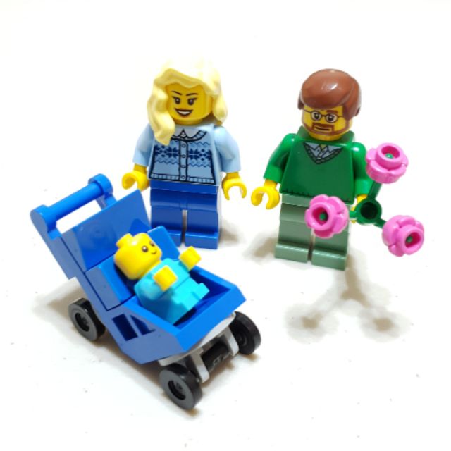【台中翔智積木】LEGO 樂高 City 城市系列 60204 一家三口