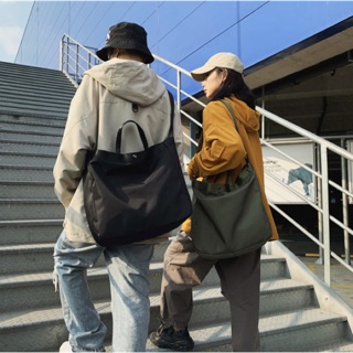 【PAGANS STORE】韓國 街頭 兩用 手提 肩背 側背 尼龍 微防水 旅行 托特包 肩背包 大容量 包包