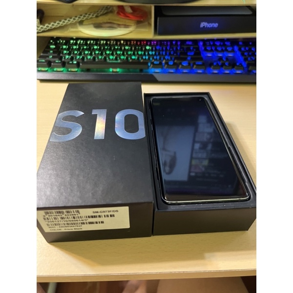 僅一台挑戰蝦皮最低價 Samsung S10 128g 黑色 二手機 三星 背面漂亮 過保 有配件盒子