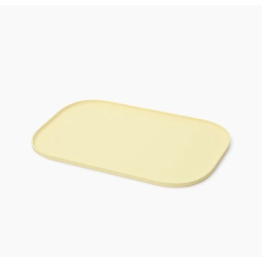 [現貨] Inherent | Oreo Mat (M) | 寵物用食器矽膠餐墊 | 長方形 | 鵝黃色