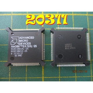 【全冠】AMD AM386SX/SXL-25◇NG80386SX-25 / NG80386SXL-25 處理器 CPU