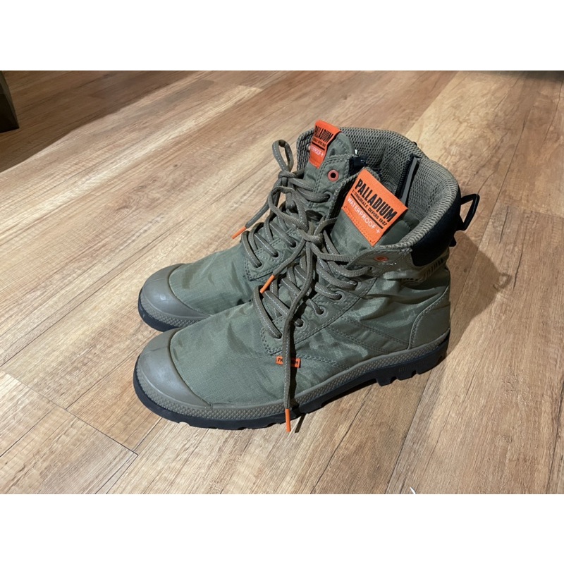 Palladium PAMPA LITE+ SC VAPOR WP+輕量拉鍊防水靴-中性-綠(76865-377)