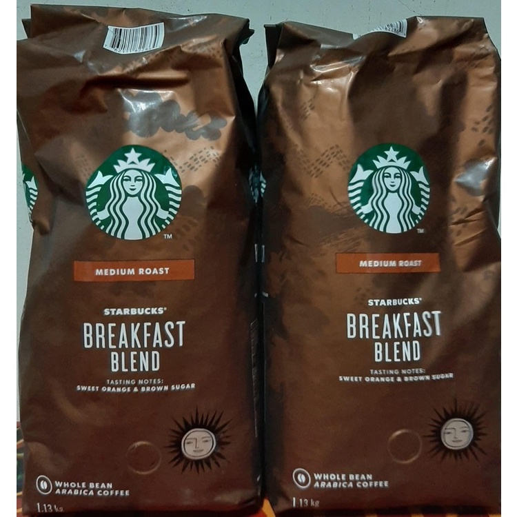 (現貨）Starbucks Breakfast Coffee Bean早餐綜合咖啡豆 1.13公斤