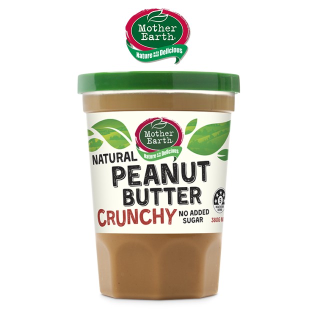 全新現貨 Mother Earth 紐西蘭 顆粒花生醬 380g 壽滿趣 Peanut Butter - Crunchy