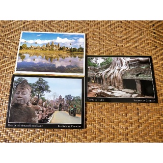 旅遊紀念品，柬埔寨明信片，吳哥窟