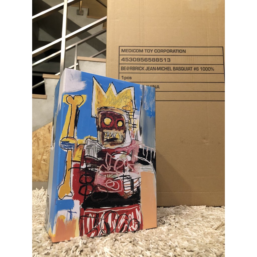 BE@RBRICK Jean-Michel Basquiat #6 六代 1000% 巴斯奇亞 全新未拆