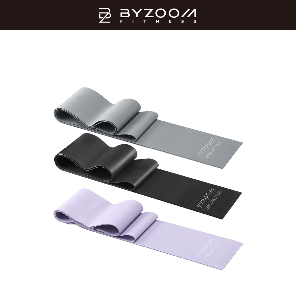 Byzoom Fitness <筋膜放鬆> 伸展彈力帶3入組