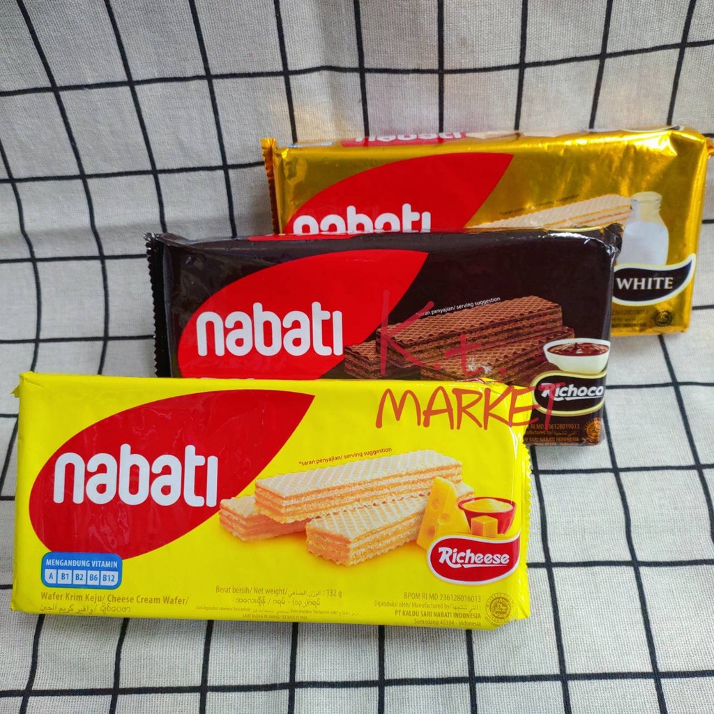 印尼🇮🇩 nabati waffer 威化餅 起司 巧克力 牛奶 餅乾 125g