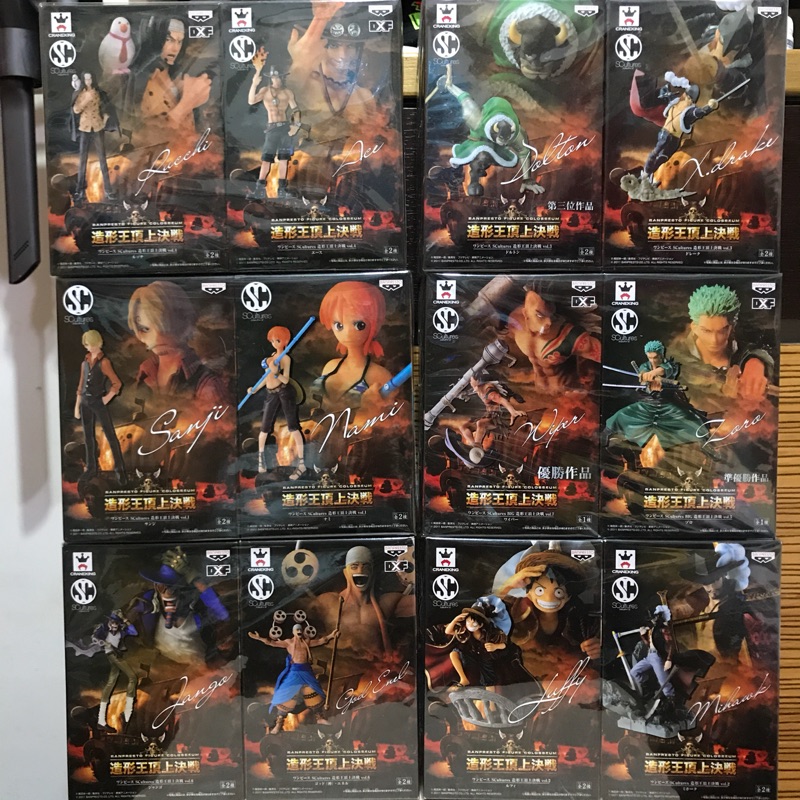 海賊王sg 造型王頂上決戰1 6 Special共54隻代理全套 蝦皮購物