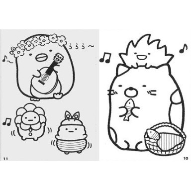 胖兔兒精選 日本角落生物畫冊炸蝦繪圖本珍珠綠企鵝著色本畫畫遊戲畫圖生日禮物 蝦皮購物