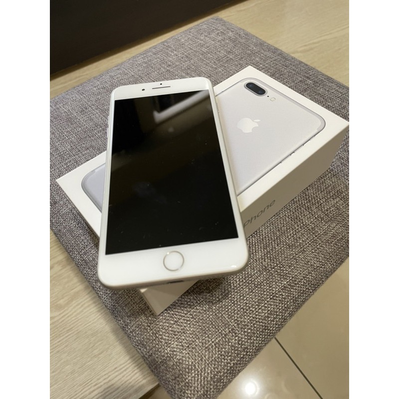 iphone7 plus / iphone7 + 128GB 銀色 新竹面交 自售 二手機（七成新）