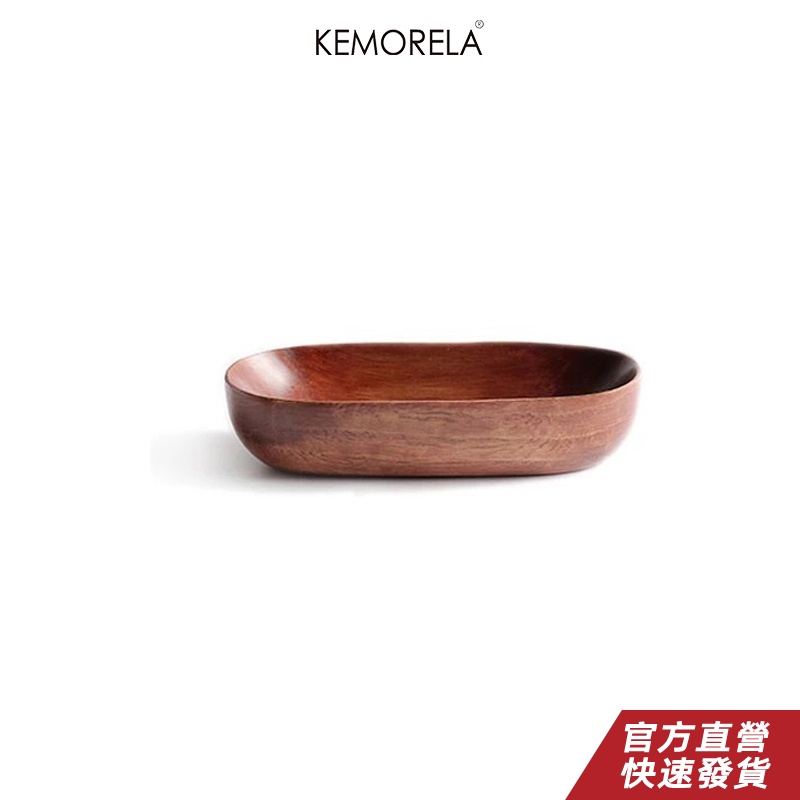 KEMORELA 日式乾果盤 木盤 木碗 實木食品盤 甜點盤 甜品盤 小吃木盤 木碗 自製盤