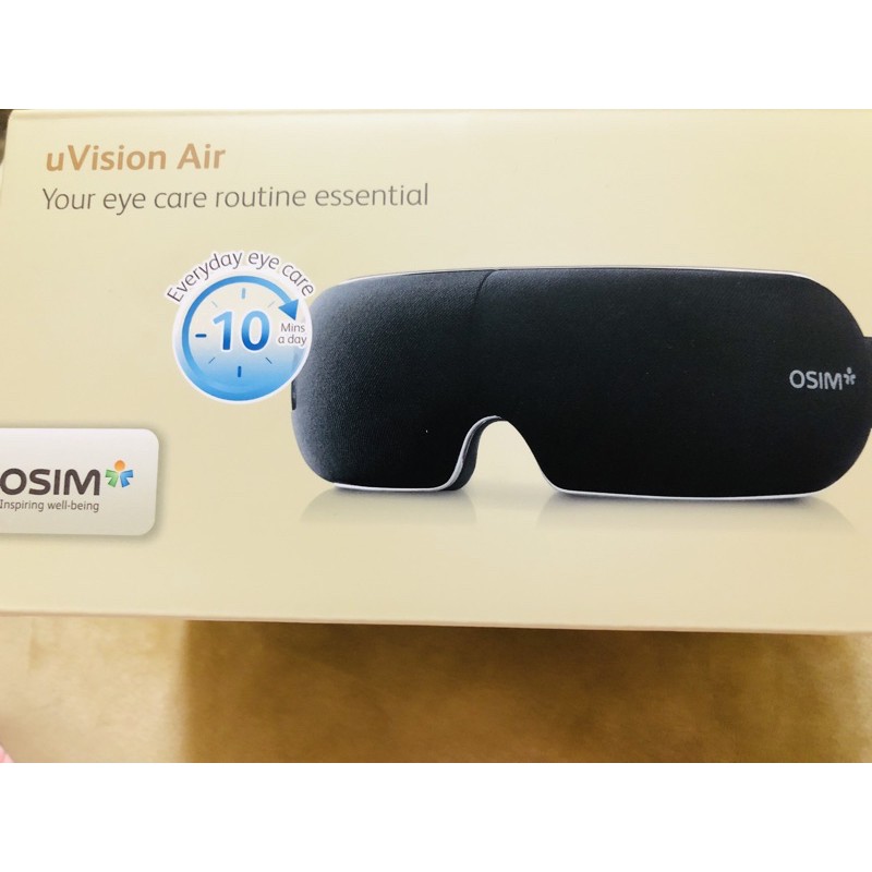【OSIM】護眼樂 Air OS-1202(眼部按摩/溫熱/氣壓按摩/USB充電/可折疊)