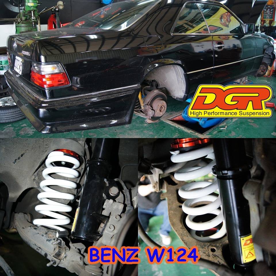 【 DGR 高低軟硬可調避震器 BENZ - W124 專用 】可刷卡分期