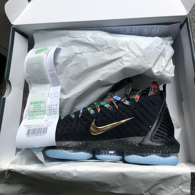 US12 (全新台灣公司貨) NIKE Lebron 16 KC 湖人隊 James 明星賽 著用 US12