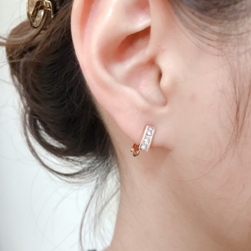 日本帶回🇯🇵heartdance螺旋式耳夾 鑽耳環