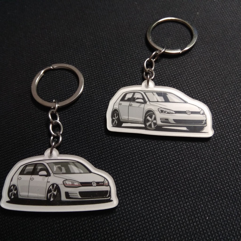 福斯 GOLF MK7 MK7.5 GTI  TDI 壓克力 鑰匙圈 吊飾 掛飾 車聚 紀念品 收藏 JDM 禮物 VW