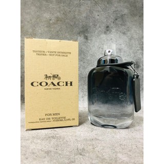 ~歐巴&歐尼~COACH 時尚經典 男性淡香水 100ML TESTER