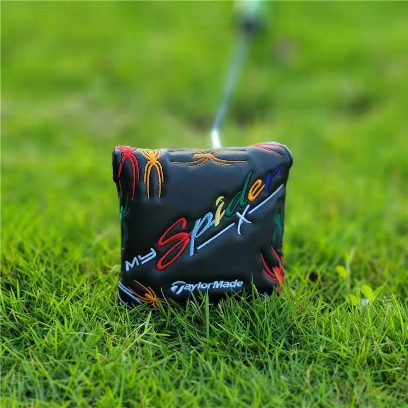 TaylorMade 高爾夫球桿 套帽 套 球頭 保護 套 紅蜘蛛 spider 方形 推桿 套