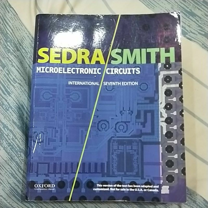 Sedra smith microelectronic circuit 電子學原文書 電機系必備！