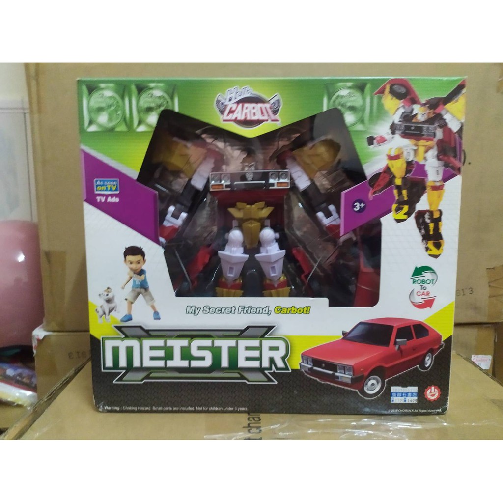 Hello carbot 衝鋒戰士 韓國 正版 公司貨 米斯 meister 變形 機甲 CK32166 全新未拆封