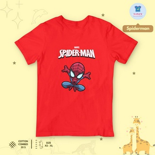 Katun Spiderman MARVEL 優質棉精梳 30S 人物兒童 T 恤