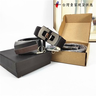 ☆IDALZA☆ 臺灣現貨 出清 歐美 自動扣 皮帶 合金自動扣頭 真皮 皮帶 牛皮 腰帶 男士 商務皮帶 西裝皮帶