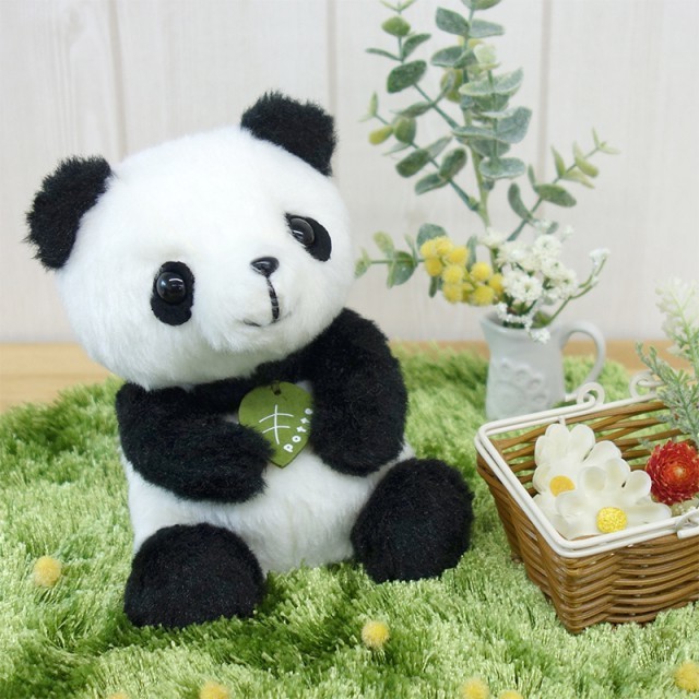 【現貨🌷】Potte 熊貓 玩偶 日本進口 鄉村風 手玉娃娃 拍照 療癒 交換禮物