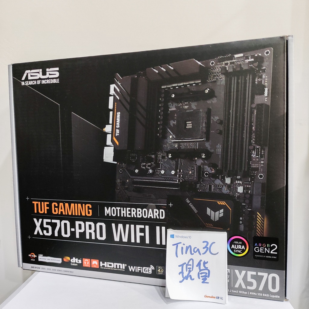 華碩 TUF GAMING X570-PRO WIFI II 我愛礦爸爸/全新未拆/有發票