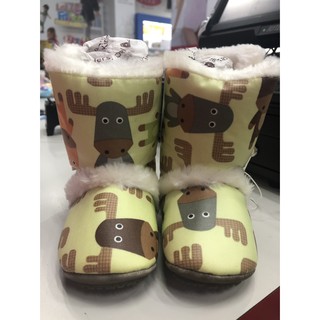 韓國【Kinderspel】保暖雪靴L(乖乖綠麋鹿)