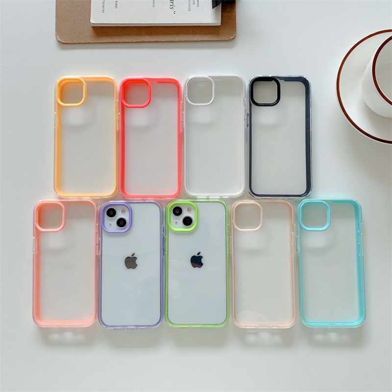 iPhone 12手機殼9色素色透明三合一保護套全包防摔新款保護殼適用i13 i11 iXR i8 i7 SE
