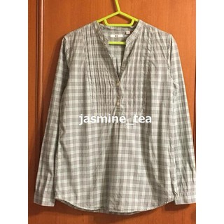 I-362/USED＜日本UNIQLO 格柄長袖襯衫＞M