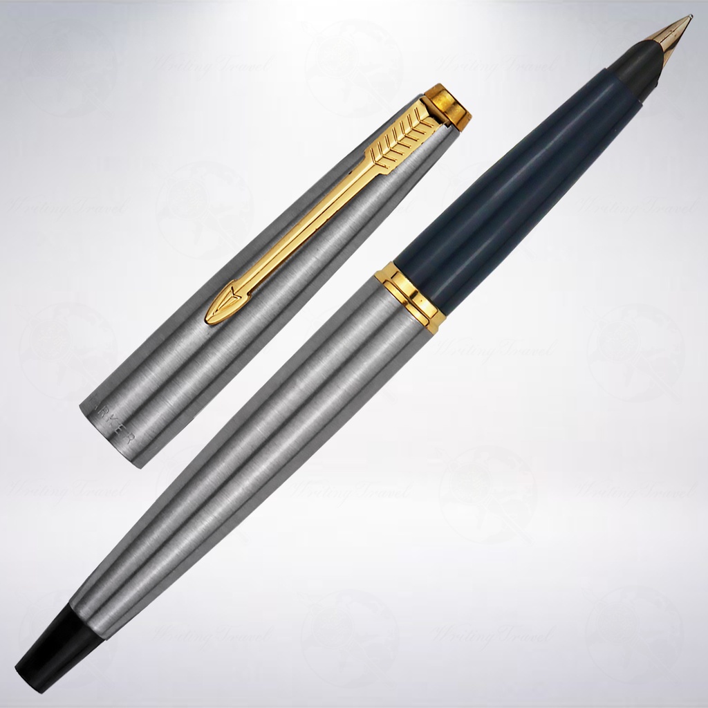 絕版! 美國 派克 PARKER 45 Flighter CT 鋼桿鋼筆: 黑色飾尾/Black Tassie