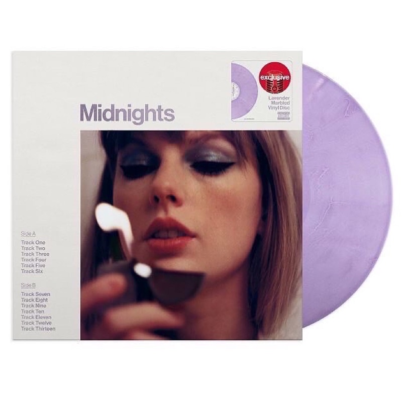 Taylor Swift 泰勒絲 《Midnights》Target特殊限定 薰衣草紫彩膠 專輯CD
