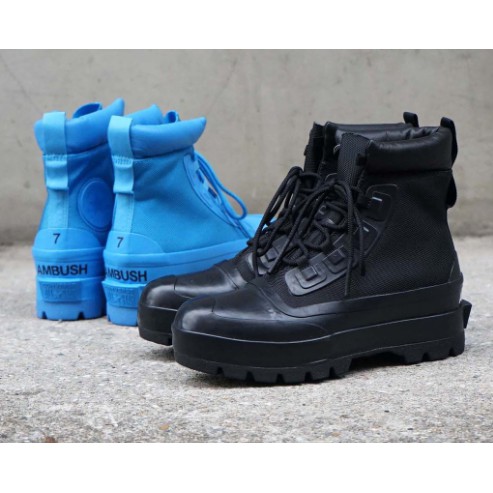 現貨☆HAru☆ AMBUSH x CONVERSE RUBBER DUCK BOOTS 聯名款 防水高筒靴 黑藍兩色