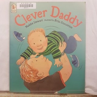 二手書📗英文繪本Clever Daddy//Maddie Stewart Brita Granstrom//成長、生活