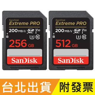 512GB 256GB 公司貨 SanDisk Extreme PRO SD SDXC 記憶卡 256G 512G