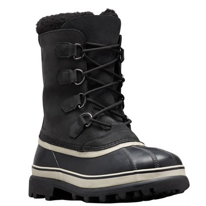 現貨 US14 Sorel 雪靴 Caribou Boots 冰熊 黑色 馴鹿靴 防水防滑保暖 中筒毛靴 男靴 大碼