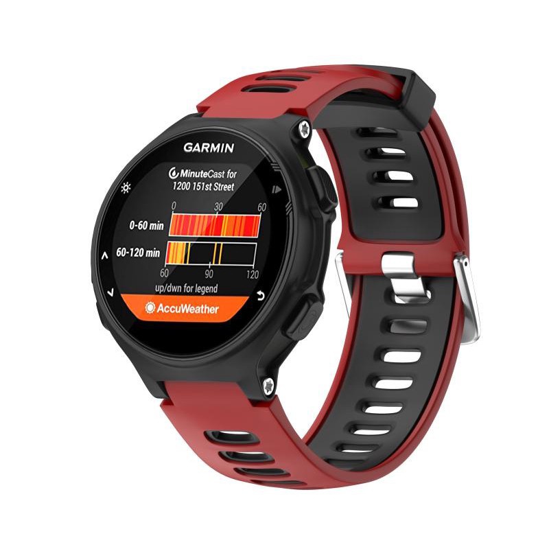 佳明Garmin Forerunner220/230/235/620/630/735XT雙色硅膠運動型表帶佳明220