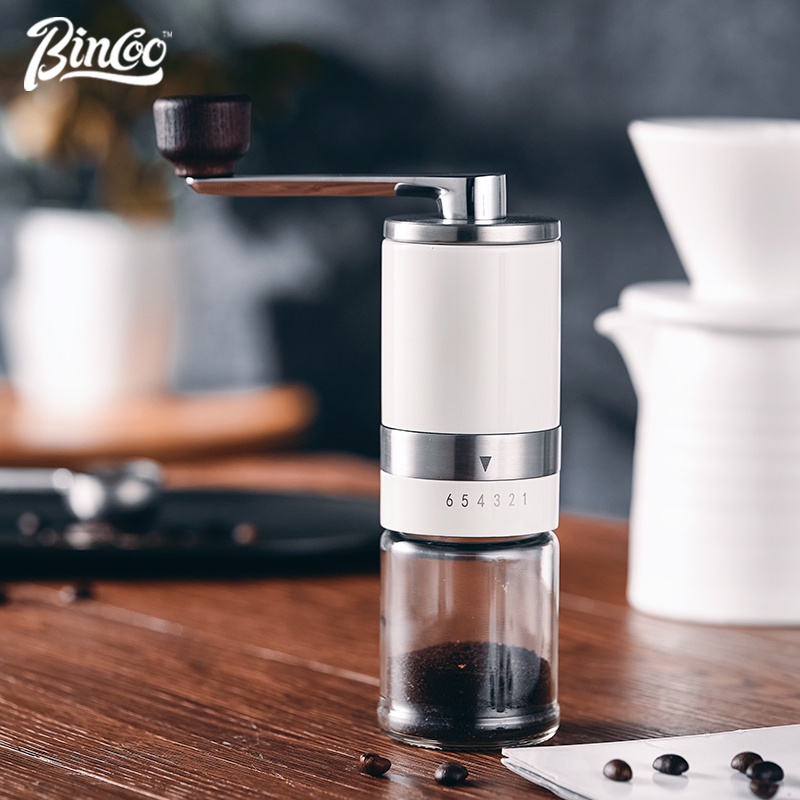 Bincoo不鏽鋼咖啡手搖磨豆機咖啡豆研磨機家用小型手動手磨咖啡機
